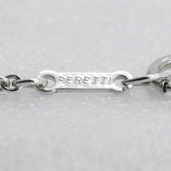 TIFFANY&Co. Bean Necklace Elsa Peretti Silver925 10.9g Women - Picture 8 of 10